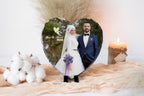 Pierre cœur "Mariage"