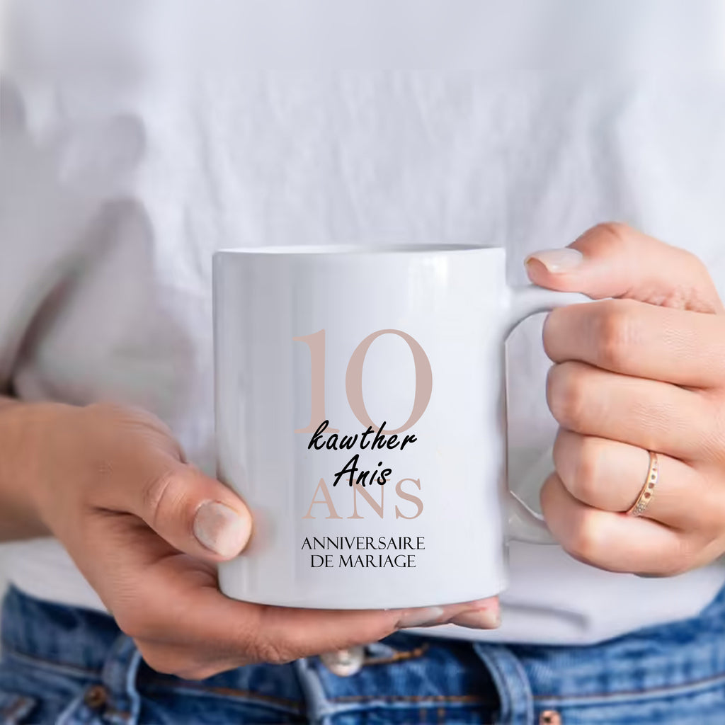 Mug "Anniversaire de mariage"