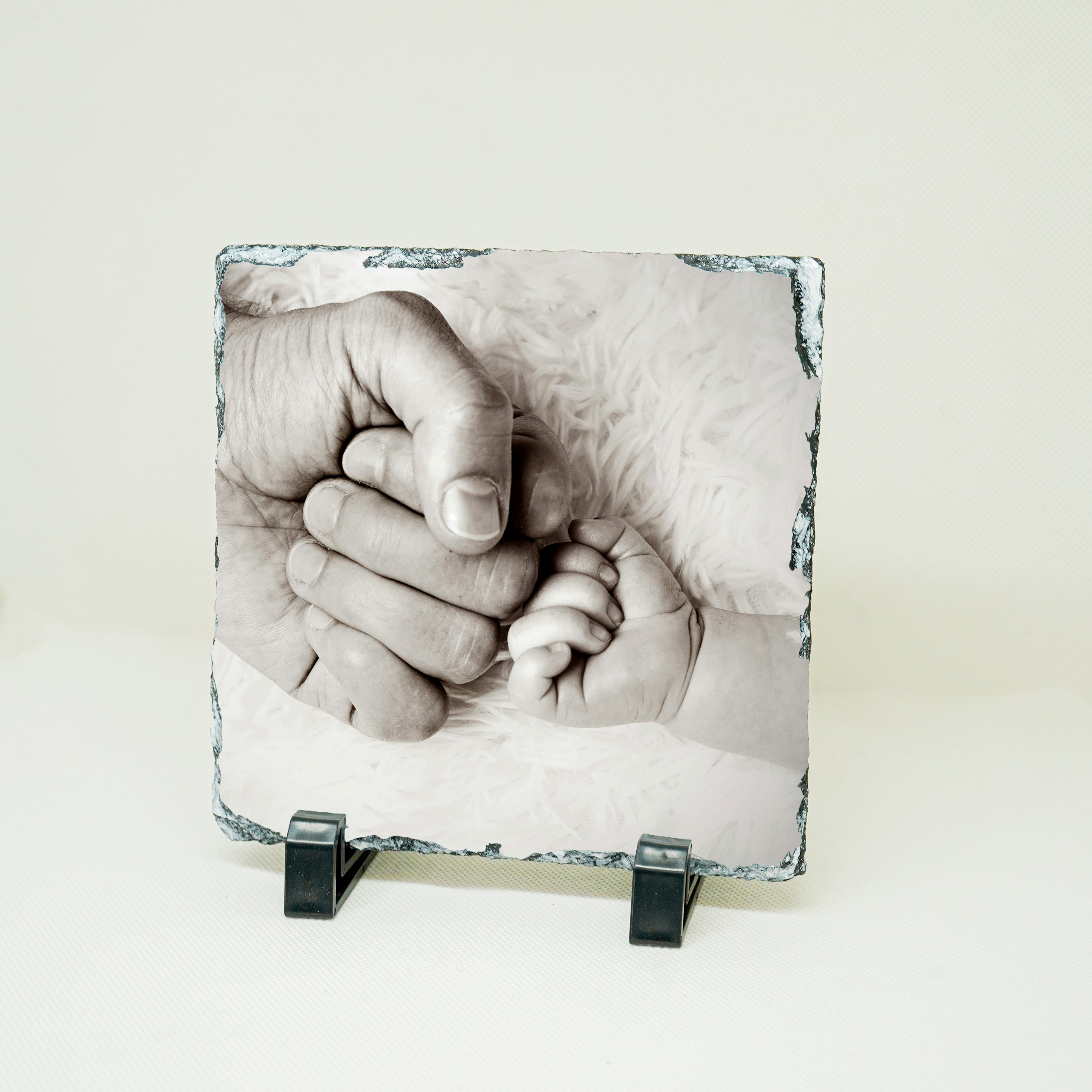 Pierre carré "Papa & son enfant"