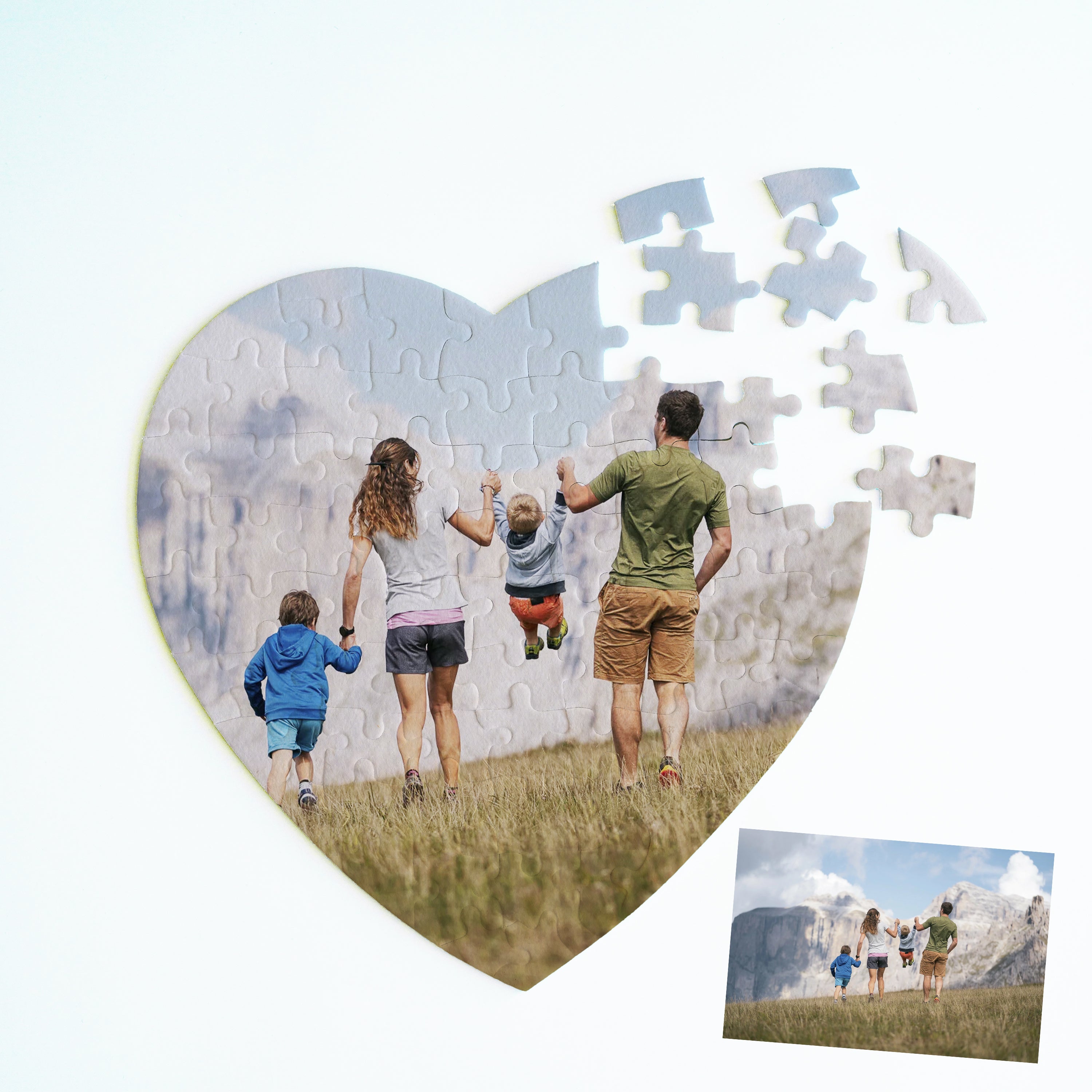 Puzzle photo Cœur